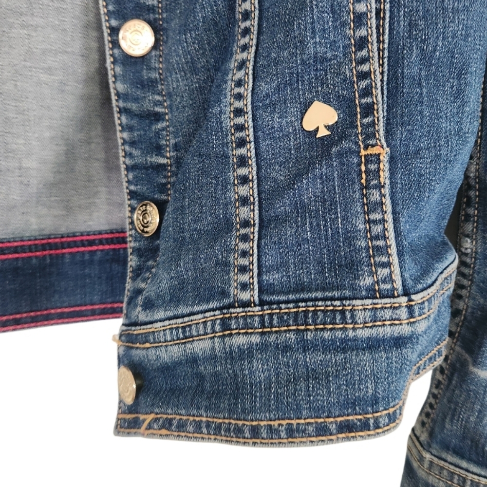 KATE SPADE DENIM JACKET SZ SMALL - Picture 5 of 5